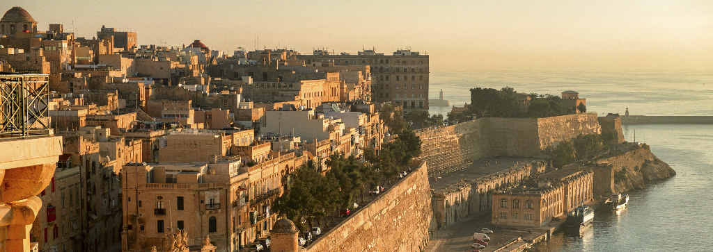 Valletta shines as it basks in the early morning sunshine. Valletta shines as it basks in the early morning sunshine.